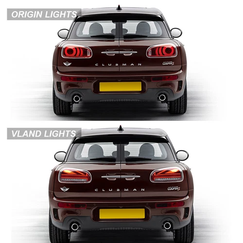 VLAND Luces Traseras LED Tintadas Mini Cooper Clubman F54 2015-23 Secuencial - Imagen 3 de 19