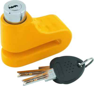 BikeMaster 132247 Yellow Bully Lock Disc Lock 5.5mm