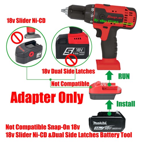 PDTO Nuovo 1 Pz Adattatore Batteria 18V Per Batteria Makita 18V A - Foto 13