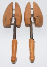 Pair of Vintage Wooden Rochester Shoe Tree Co. No. 3 Made in USA