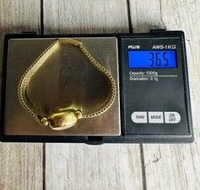 Vintage Omega Ladymatic Cal. 455 Automatic Watch Solid 18k Yellow Gold *Read* 19