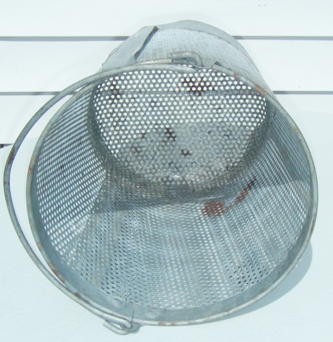 Cesta de colección de metal galvanizado para oficina residuos domésticos - soporte para pelotas de golf - Imagen 7 de 9