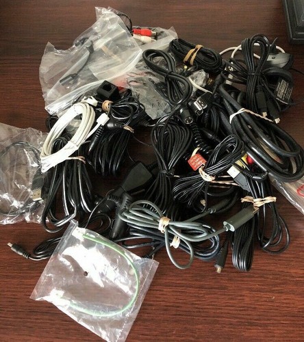 LOT OF 32 adapters connectors chargers and misc