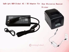 24V AC/DC Adapter For STAR MICRONICS TSP650 TSP654C Thermal POS Printer Charger