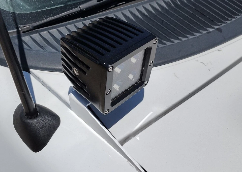 93-11 Ford Ranger A Pillar Light Brackets, With Mounting Hardware - Made in USA! - Image 3 of 4