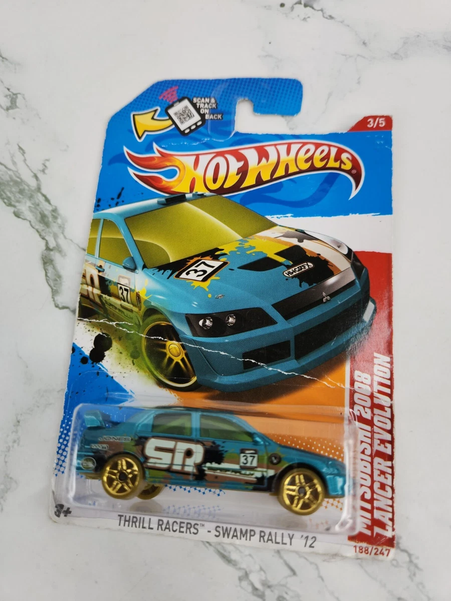 2012 Hot Wheels 188 247 Mitsubishi 2008 Lancer Evolution Thrill