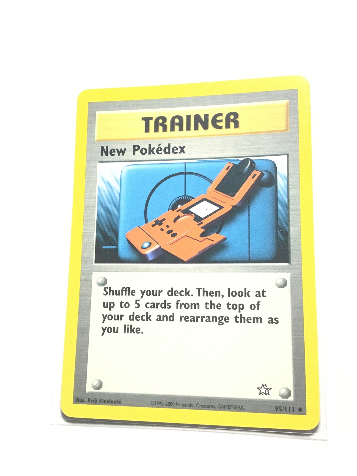 NEW POKEDEX - 95/111 - Neo Genesis - Pokemon Card - NM
