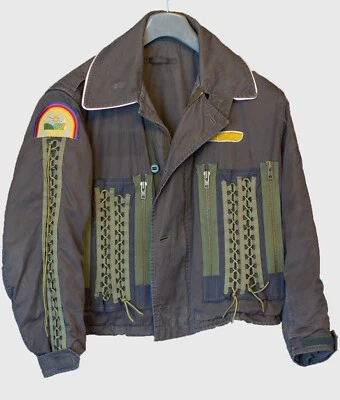 Brett Alian Jacke grau Baumwolle Freizeit Nostromo Harry Dean Stanton Mantel Herren XS-5X
