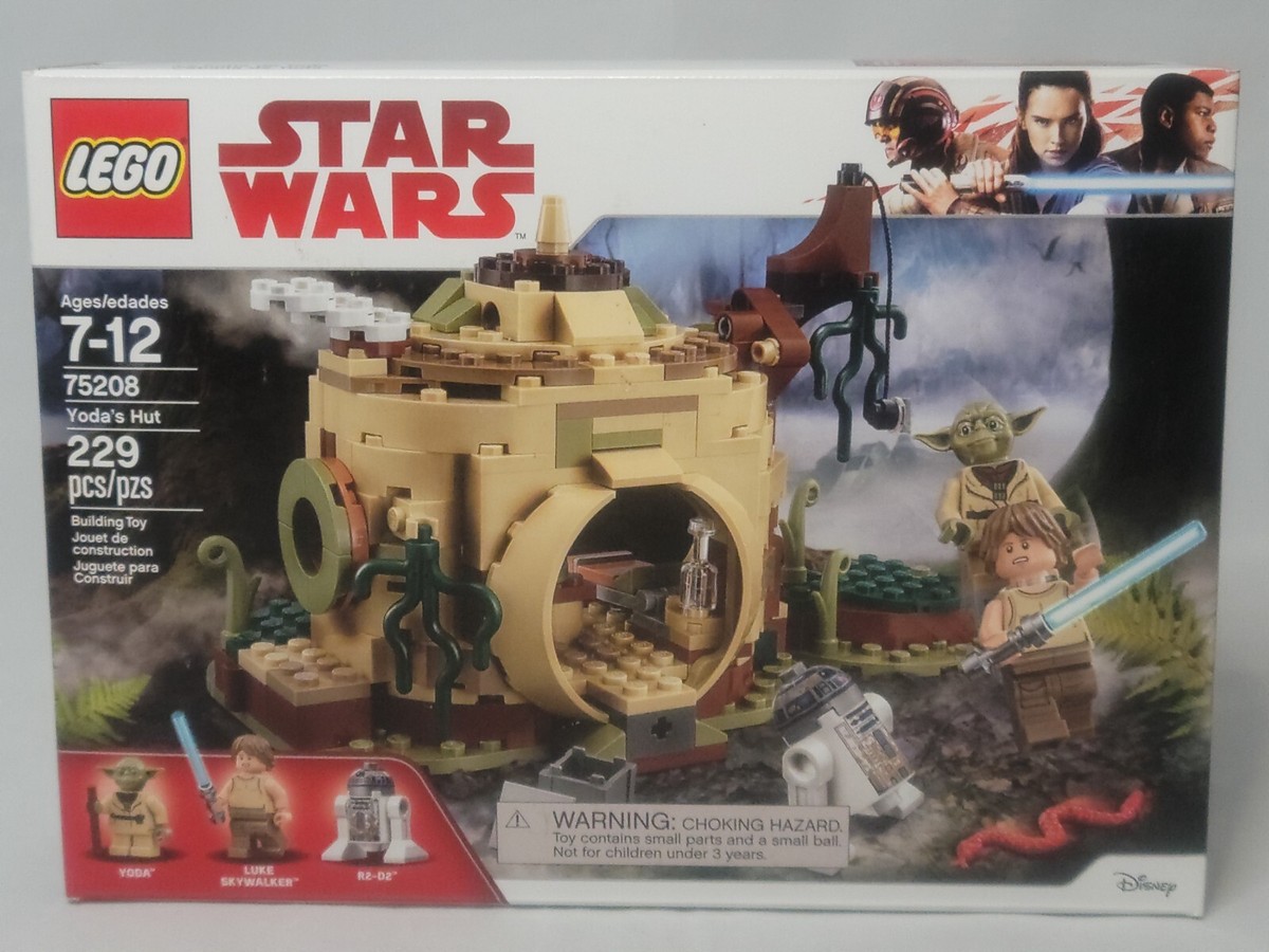 LEGO 75208 Yoda's Hut Star Wars Luke Skywalker R2-D2 master