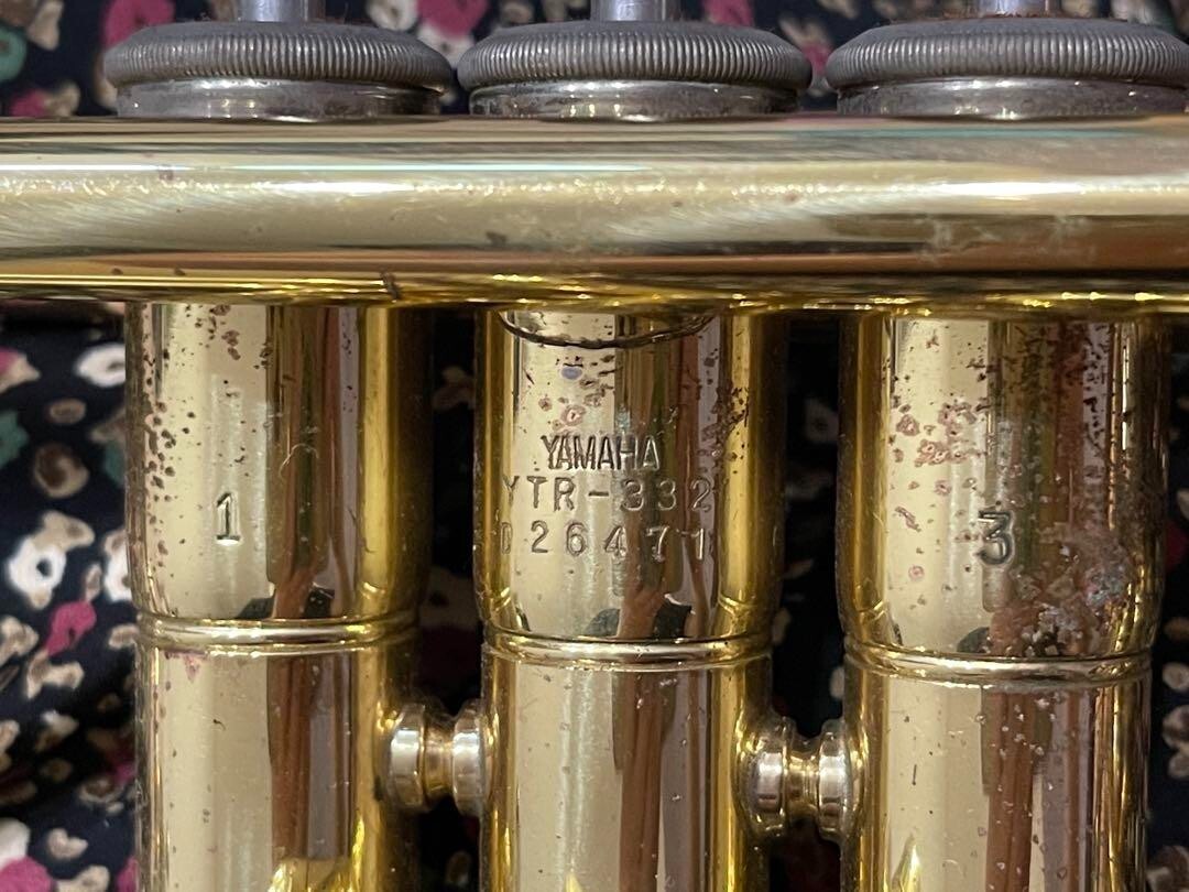 Yamaha YTR-332 YTR332 Trumpet Red Brass Bell Used | eBay
