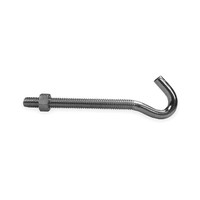 4hdv6 Screw In Hook, Steel, Pk 10 4hdv6 Screw In Hook, Steel, Pk 10