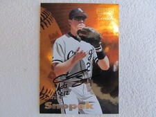 White Sox Chris Snopek Signed Autographed 1996 Pinnacle Zenith Mint