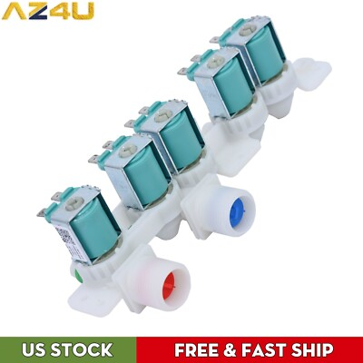 #ad WA52J8700AP A2 WA50M7450AW A4 Water Inlet Valve For Samsung Washer $35.85