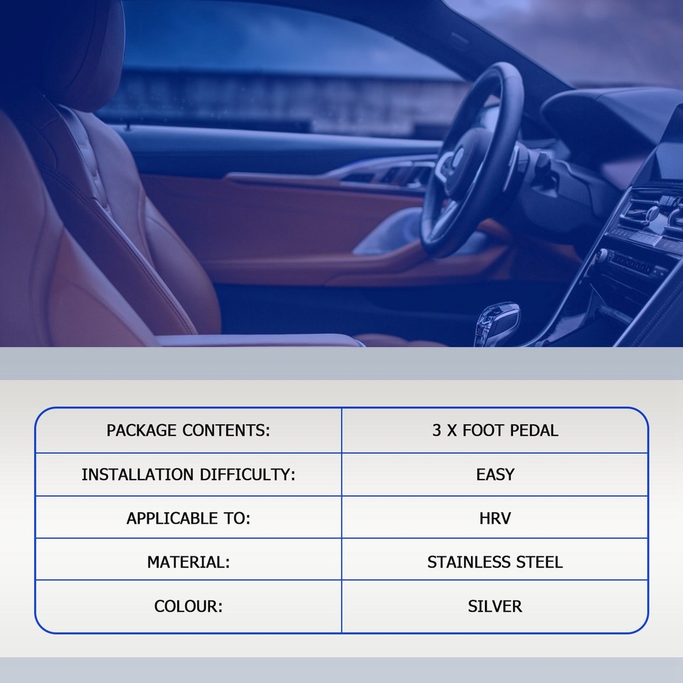 Car Pedals Gas Brake Clutch Accelerator Pedal Pad Plate Cover for