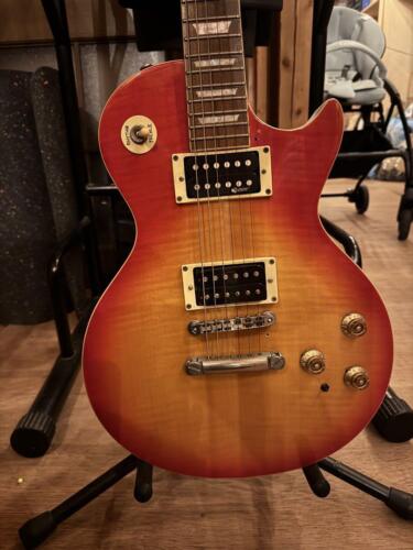 BURNY RLG-55S Les Paul type Sustainer Electric Guitar Used From Japan - Picture 3 of 4