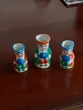 Vintage Toothpick Holder Lot Of 3
