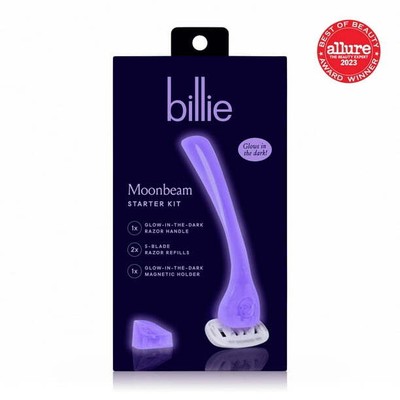 Billie Women s Razor Kit - 1 Handle + 2 x 5-Blade Refills + Magnetic Holder - Mo