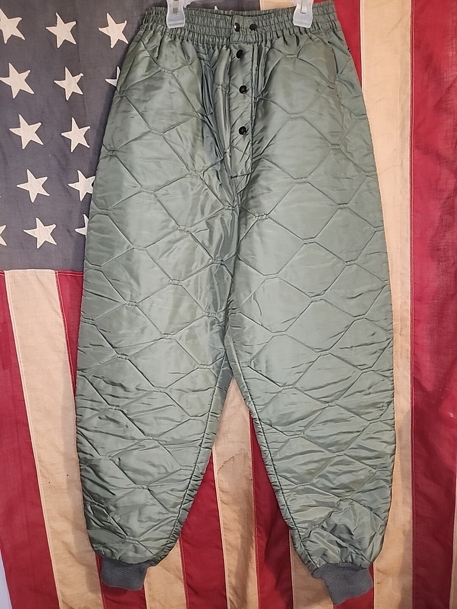 パンツ USAF CWU-9P quilted nylon pants Vietnam Era Military Liner Flyers CWU-9P Trousers Men's