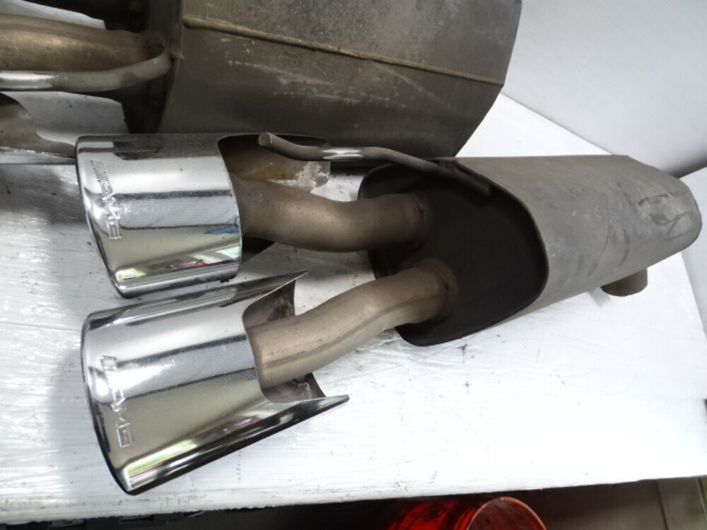 05 Mercedes W220 S55 exhaust muffler set, AMG 2204913300 