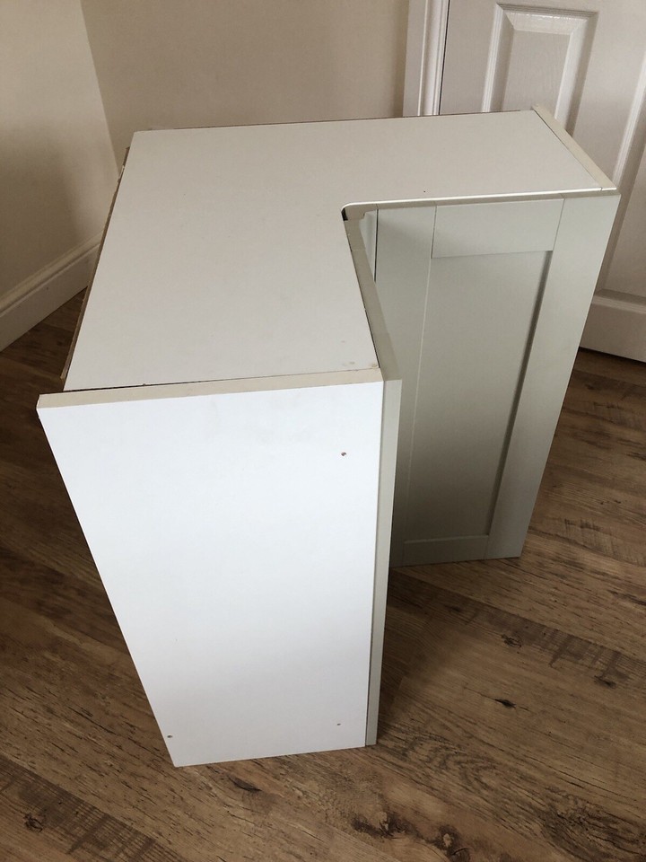 Howdens Sage Shaker Corner Wall Unit RH eBay