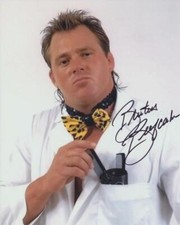 BRUTUS BEEFCAKE aka Ed Leslie - WWF / WCW Wrestler GENUINE SIGNED AUTOGRAPH