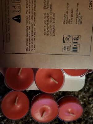PartyLite 12 Teelichter Firewood &holly