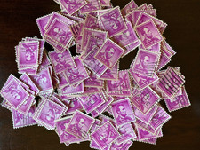 Purple Postal Stamps 190 Crafting Scrapbook Arts Crafts Lincoln