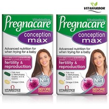 2 × Vitabiotics Pregnacare Conception Max Tablets-84 Tablets UK New Expiry 1/28