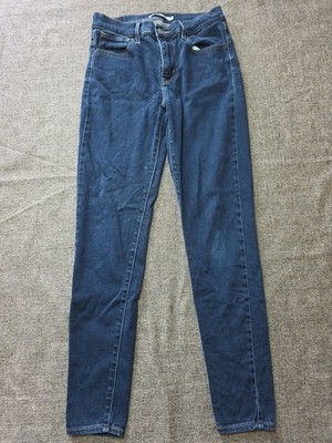 Levis 720 High Rise Super Skinny Jeans Womens 27 Blue Stretch Casual Basic 27