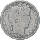 1900 Barber Half Dollar Average Circ 90% Silver *1862