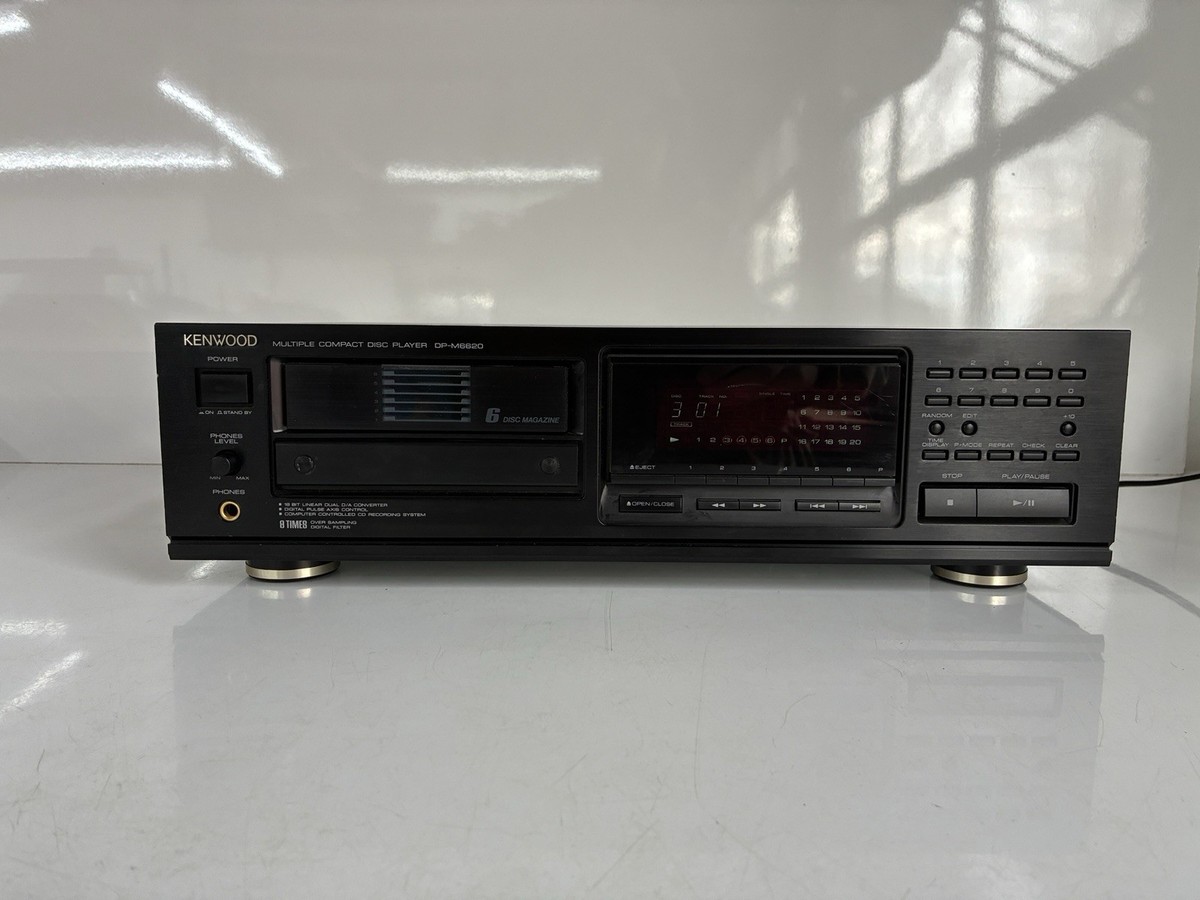 Kenwood DP-M6620 6 DISK + 1 Compact Disc Player, With remote