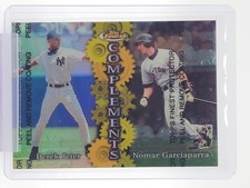 DEREK JETER/ GARCIAPARRA 1999 TOPPS FINEST COMPLEMENTS REFRACTOR Q0M-621