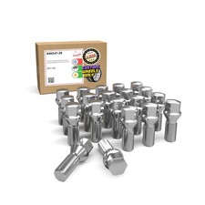 Wheel Accessories Parts 20 Pcs M12 x 1.5 12 x Thread Hex Chrome, Chrome