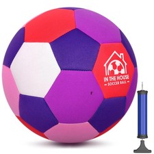 Soft Indoor Soccer Balls Size 4 - Soccer Ball for Inside House and Yard - Fun...