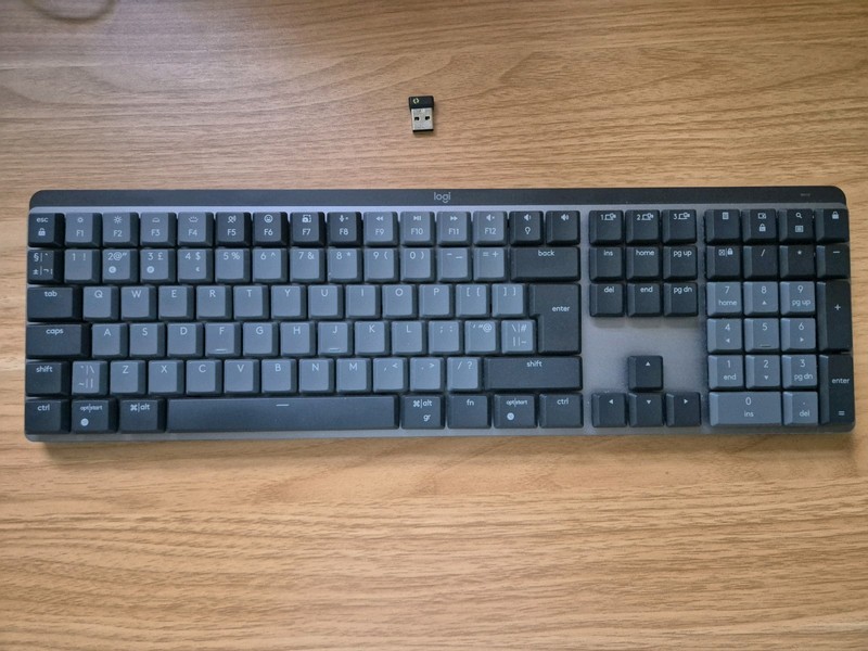 Logitech MX Mechanical Wireless Illuminated Full-Size Keyboard UK QWERTY