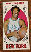 WALT FRAZIER Rookie Card 1969-70 Topps Basketball Card #98 NY Knicks Ex-Nmt. rookie card picture