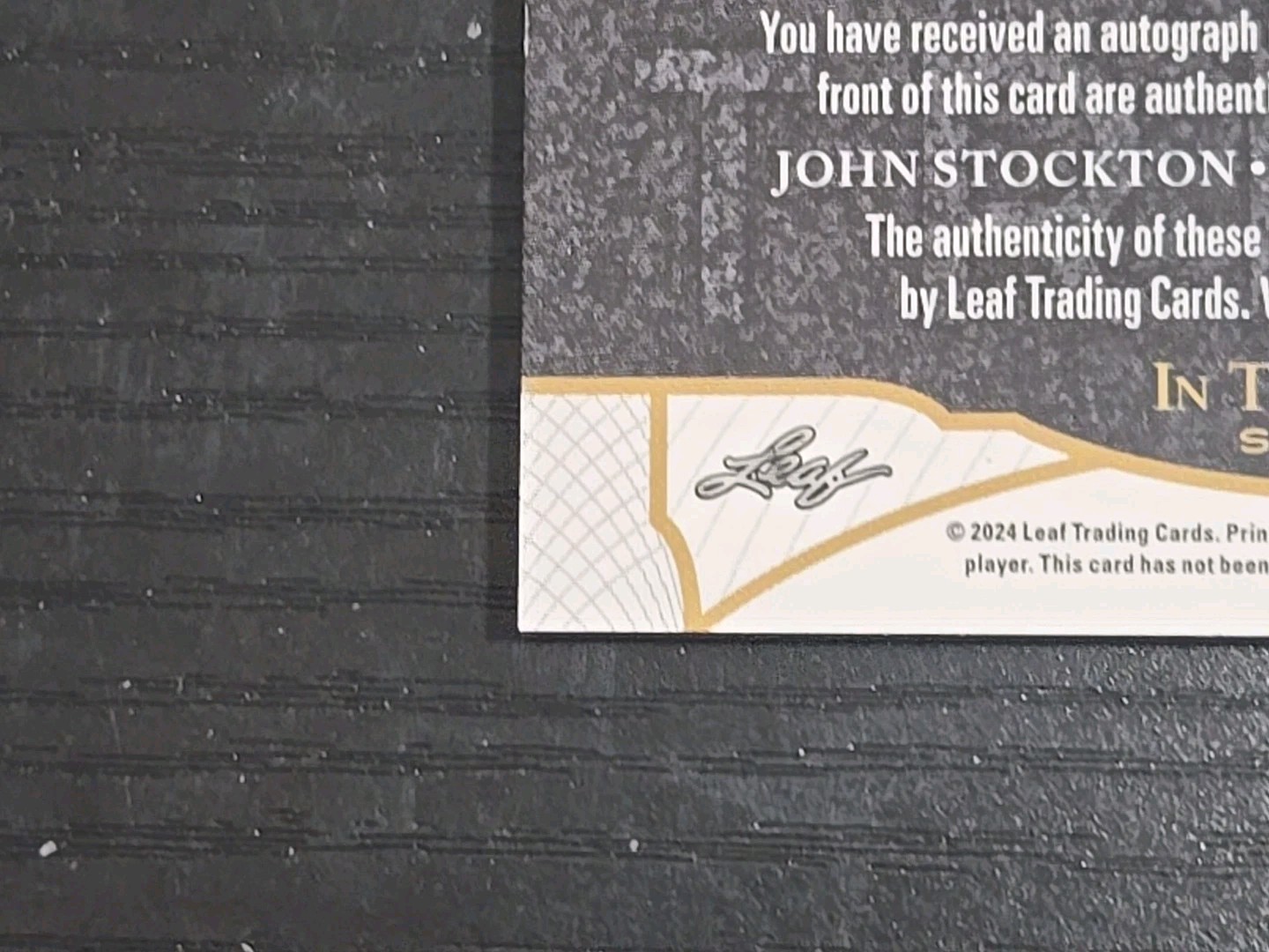 TRIPLE AUTO Stockton/Kidd/Parker Game Used Memorabilia  #6/6 SSP view 8