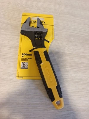 Stanley 0-90-948 MaxSteel Adjustable Wrench 8" 200mm 090948 STA090948 - Image 1 of 4