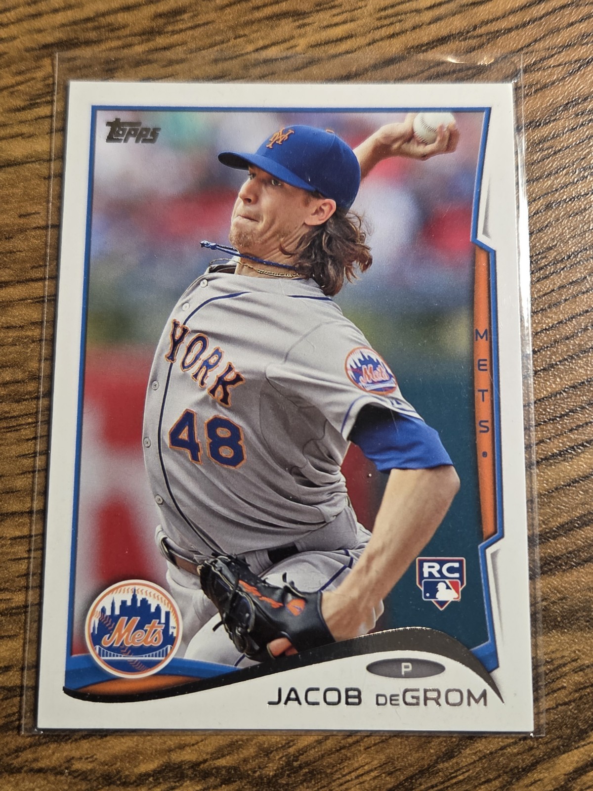 2014 Topps Update Series - Jacob deGrom #US-50 Pitching (RC)