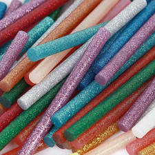 280 PCS Colored Glitter Hot Melt Glue Sticks, 14 Colors Mini Glue Sticks, Mini H 0.11 per gallon