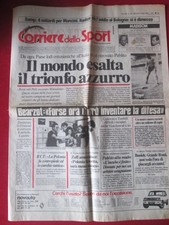 CORRIERE DELLO SPORT 07-07-1982 ITALIA BRASILE 3-2 [GS46]