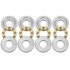 4Stk F5-12M Miniatur Schubkraft Kugel Lager 5mm Bohrung 12mm AD 4mm Dick