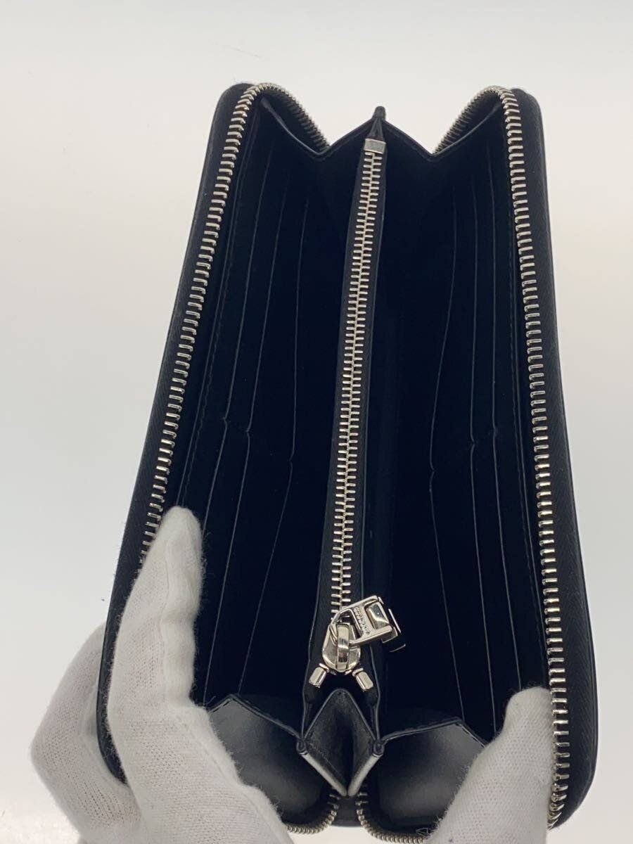 GIVENCHY Long Wallet Leather BLK Men's BK6097K1JP Used image 4