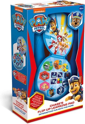  Chase's Flip Up Lernpad Lernaktivität Paw Patrol Lernspielzeug