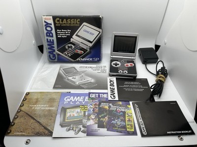 Nintendo Classic NES Limited Edition Game Boy Advance SP Handheld System Cib