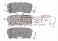 AP XENERGY Bremsbeläge Satz Hinten Bremsklötze für NISSAN X-TRAIL (T30) X40987