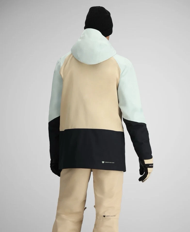 Obermeyer Cirque Men's Winter Jacket, Glacial Ice, NWT XL - Image 4 of 4