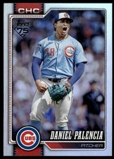2026 Topps #158 Daniel Palencia Rainbow Foil