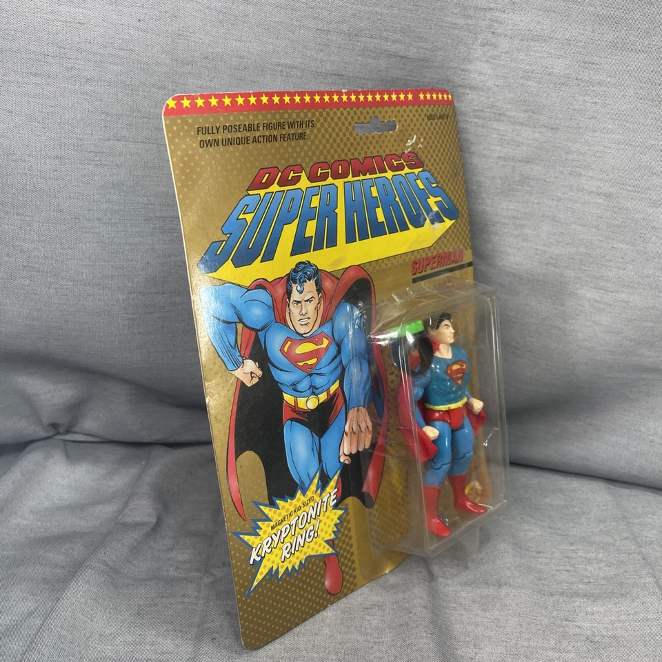 DC Comics Super Heroes ToyBiz Lote/Juego de 10 figuras de acción 1989-1990 Foto 3 de 4