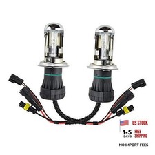 55w Hid Xenon Bi-xenon Hilo Replacement Bulbs --1 Pair H4 9003 6000k 55w Hid Xenon Bi-xenon Hilo Replacement Bulbs --1 Pair H4 9003 6000k